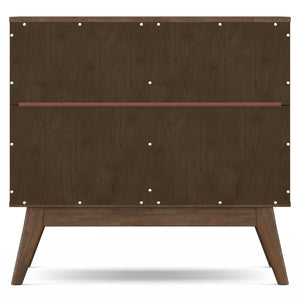 English Elm Clarkson Solid Acacia Wine Cabinet with Rack and Stemware Storage Mid-century Style B136P362545