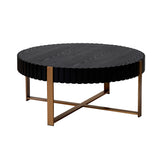 Modern Handcraft Drum Coffee Table 31.5