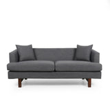 Christopher Knight Home® - Noble House - Mableton Mid-Century Modern Upholstered 3 Seater Sofa