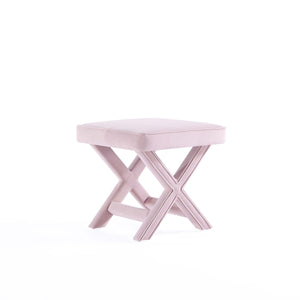 English Elm Abigail Plush Velvet Accent Bench In Pink - Elegant, Durable Design For Versatile Home Décor & Seating B365P398201