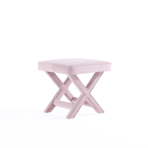 English Elm Abigail Plush Velvet Accent Bench In Pink - Elegant, Durable Design For Versatile Home Décor & Seating B365P398201