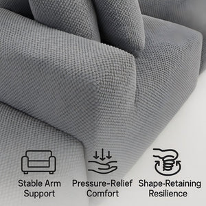 English Elm Modular Low Profile Sectional Sofa Plush Chenille Upholstery for Cozy Living Rooms W3326S00035