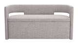 Papua Storage Bench Gray 109994 Zuo Modern