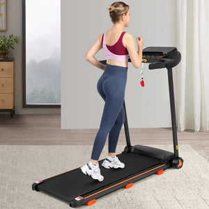 English Elm Treadmills Folding Home Fitness Machine 2.5hp Motor Shock Absorbing Belt Bluetooth Speaker N728P266573A