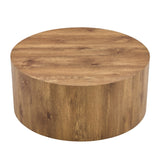 English Elm The Cylindrical Table With Its Patterned Design Can Be Easily Integrated Into A Variety Of Interior Styles, From Coffee Tables To Small Dining Tables, Workbenches Or Makeshift Writing Desks.