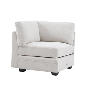 English Elm Christopher Knight Home® - 7-Piece Reversible Modular Corner Sectional - Beige Fabric, Flexible Seating For Modern Living Spaces N771P345839_N771P345840_N771P345841_N771P345842M