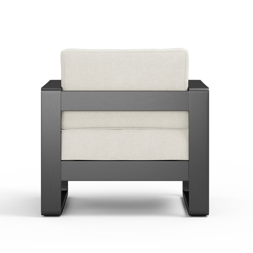 English Elm Christopher Knight Home® - Maya Bay Outdoor Aluminum Club Chair Set Of 2 - Stylish Black Frame & Beige Cushions For Patios N775P243371B-S2