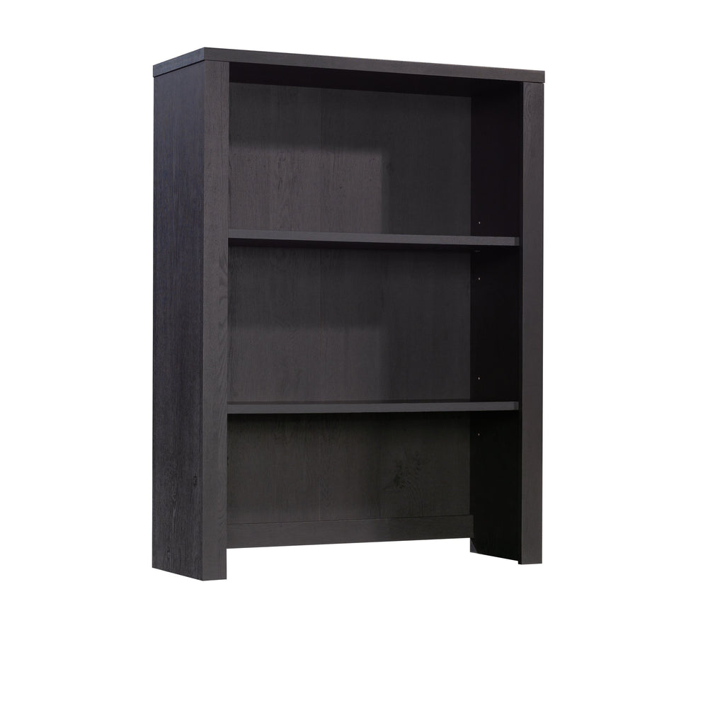 English Elm Library Hutch - Stylish Black Storage Solution With Adjustable Shelves For Home Office & Living Spaces B356P402751
