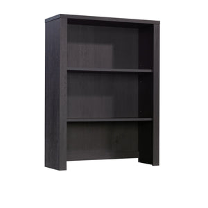 English Elm Library Hutch - Stylish Black Storage Solution With Adjustable Shelves For Home Office & Living Spaces B356P402751