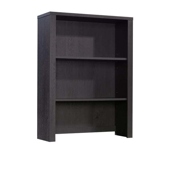 English Elm Library Hutch - Stylish Black Storage Solution With Adjustable Shelves For Home Office & Living Spaces B356P402751