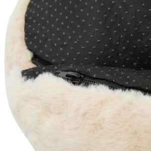 English Elm Christopher Knight Home® - Auch Indoor Armchair Style Bean Bag Beige - Plush Faux-Fur Comfort, Shredded Foam Support, Space-Smart Design N775P265515B