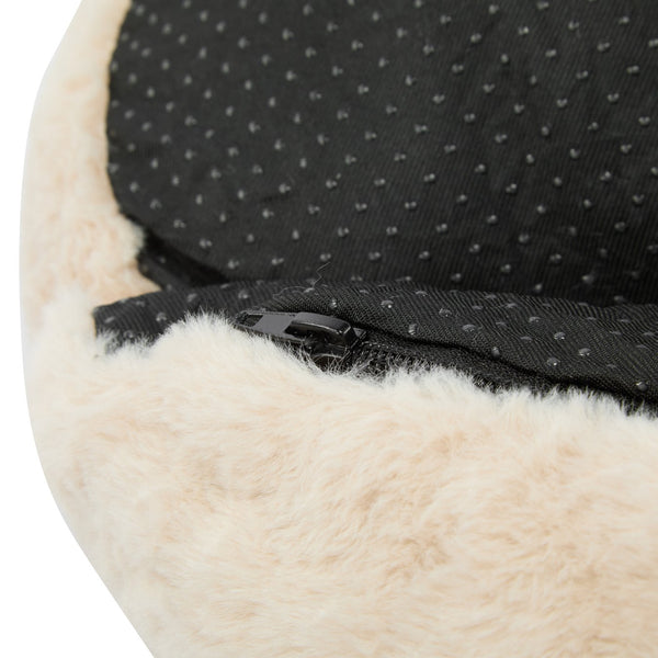 English Elm Christopher Knight Home® - Auch Indoor Armchair Style Bean Bag Beige - Plush Faux-Fur Comfort, Shredded Foam Support, Space-Smart Design N775P265515B