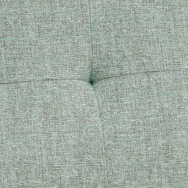 English Elm Modern Hand-tufted Lounge Chair Solid Wood Legs Mid-century Accent Seat for Living Room Teal B035P482919