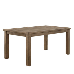 English Elm 5pc Farmhouse Dining Set Pine Table with Four Double X Back Chairs for Kitchen White B011S00999