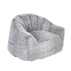 English Elm Bean Bag Chair – Cozy Faux-Fur Sofa With Armrests, High-Density Foam, Stylish For Living Room & More W2200P313806