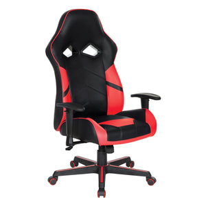 OSP Home Furnishings Vapor Gaming Chair Red/Black