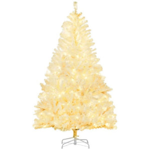 English Elm Christmas Pink Spruce Artificial Tree with 800 Pvc Tips Flame Retardant Holiday Decor T3971P419664