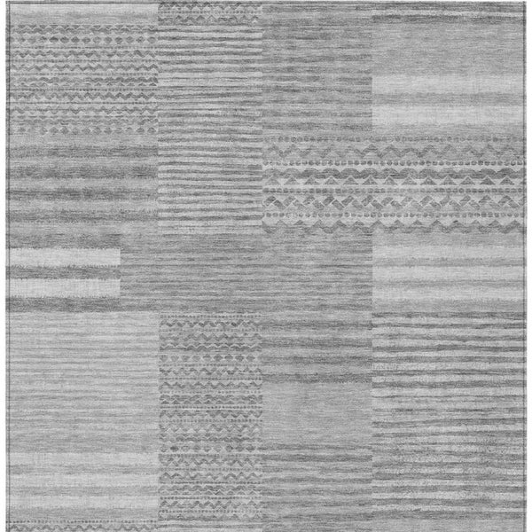 9 X 12 Striped Polyester Indoor Outdoor Rug Stain Resistant Easy Care Patio