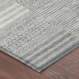 9 X 12 Striped Polyester Indoor Outdoor Rug Stain Resistant Easy Care Patio