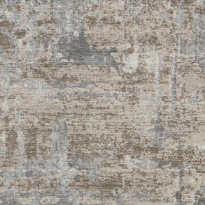 5x8 Abstract Khaki Brown Polyester Area Rug Washable Stain Resistant Indoor Outdoor