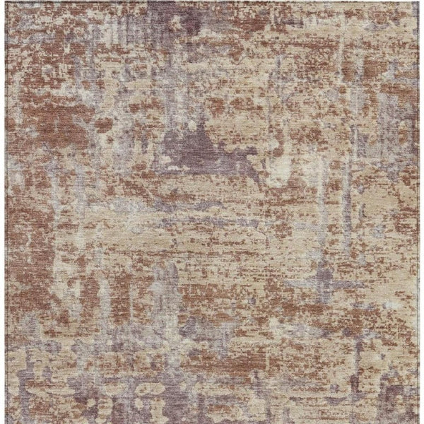 5x8 Abstract Polyester Area Rug Washable Stain Resistant Indoor Outdoor Patio Living Room