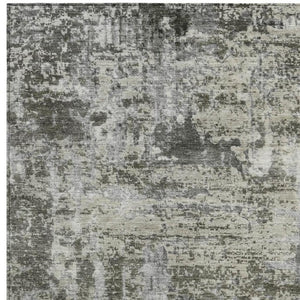 8x10 Abstract Polyester Area Rug Washable Stain Resistant for Indoor Outdoor Spaces