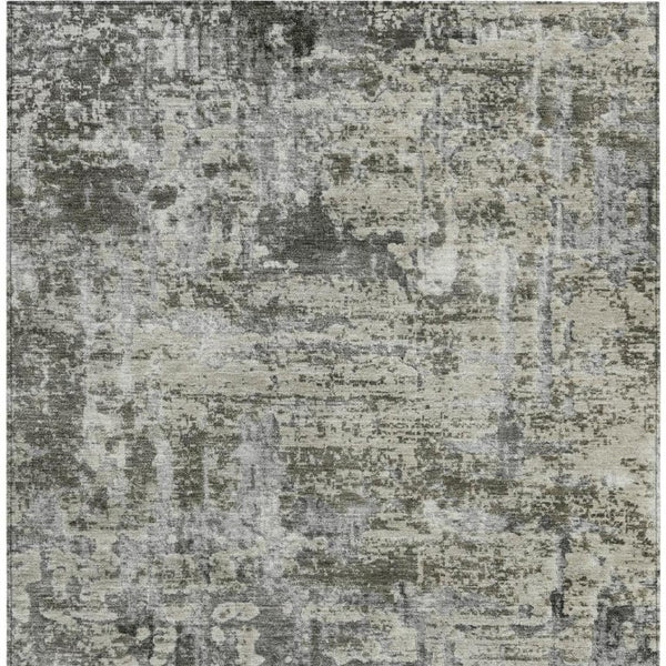 8x10 Abstract Polyester Area Rug Washable Stain Resistant for Indoor Outdoor Spaces