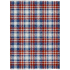 HomeRoots 9 X 12 Geometric Polyester Area Rug Washable for Indoor Outdoor Patios and Living Rooms 740285