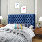 Christopher Knight Home® - Noble House - Jezebel Glam Full/Queen Tufted Velvet Headboard