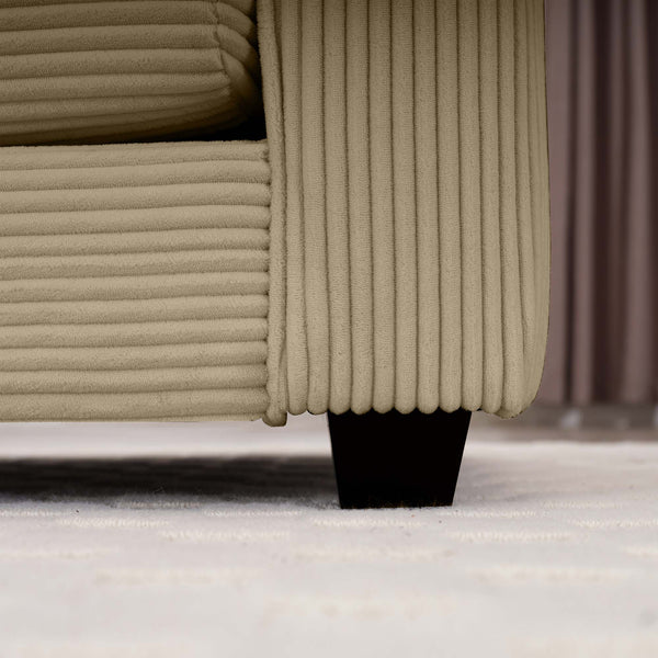 English Elm Modern Corduroy Loveseat Sofa With 4 Pillows – Deep Seating Comfort For Stylish Living Spaces W714S00788