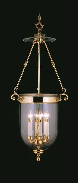Framburg 6-light Elegant Georgian Style Foyer Chandelier - Handcrafted Usa Design For Timeless Charm Polished Brass Metal 7406 Pb