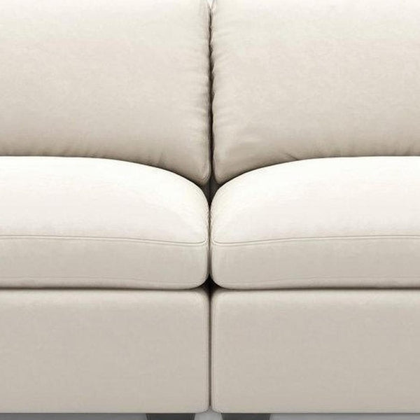 75 Inch Velvet Modular Loveseat with Plush Cushions for Stylish Contemporary Living Rooms