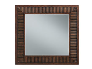 Lexington Helena Square Mirror - Transitional Mitered Frame With Beveled Glass For Elegant Home Décor Montecito  740-202