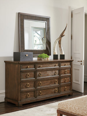 Lexington Sereno Elegant Triple Dresser With 12 Soft Close Drawers And Artisan-inspired Brass Hardware Montecito  740-233