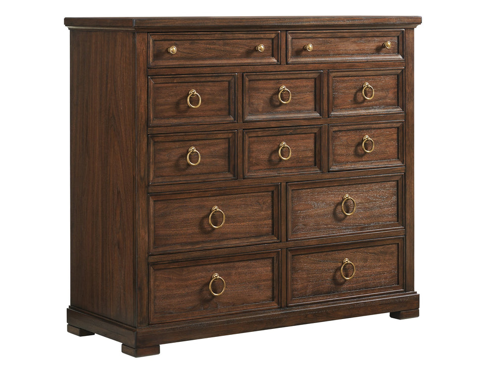 Lexington Crosby Gentleman’S Chest: Elegant Storage Solution With 12 Soft Close Drawers And Artisan Touch Montecito  740-329