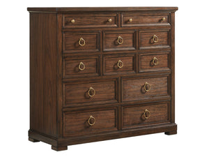 Lexington Crosby Gentleman’S Chest: Elegant Storage Solution With 12 Soft Close Drawers And Artisan Touch Montecito  740-329