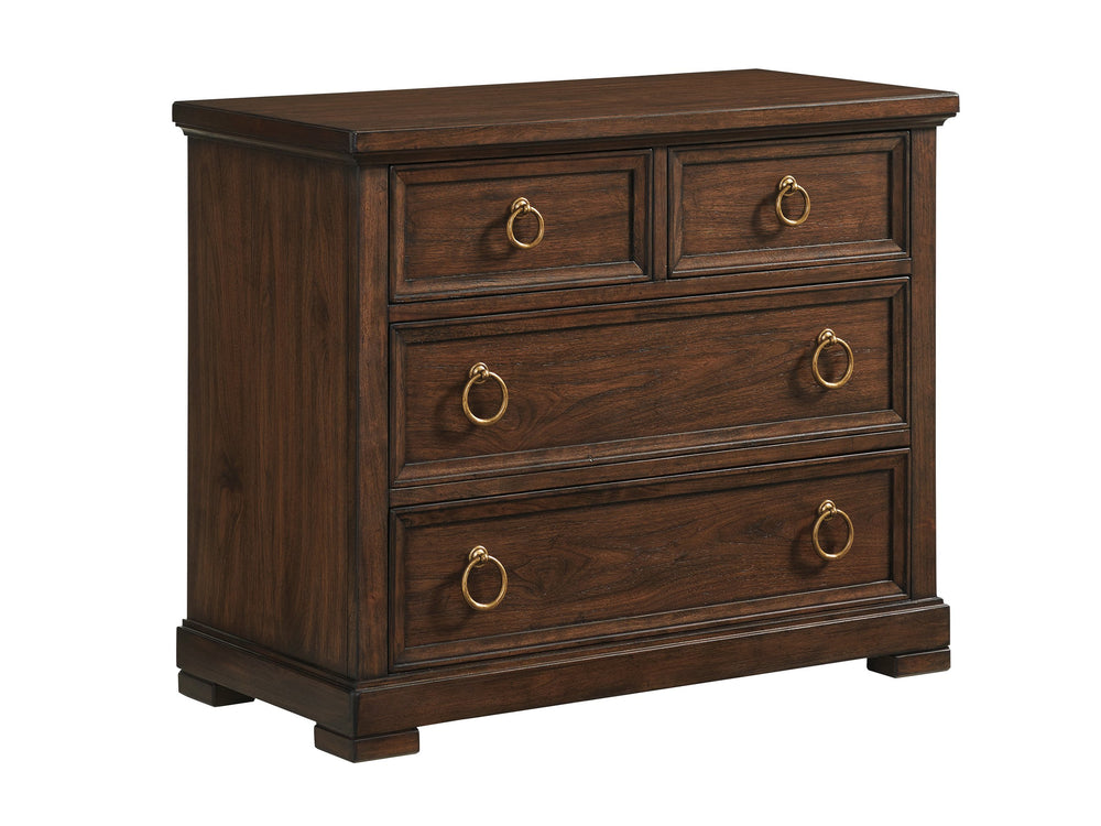 Lexington Cupertino Bachelors Chest - Elegant Storage Solution With 4 Soft Close Drawers For Modern Bedrooms Montecito  740-624