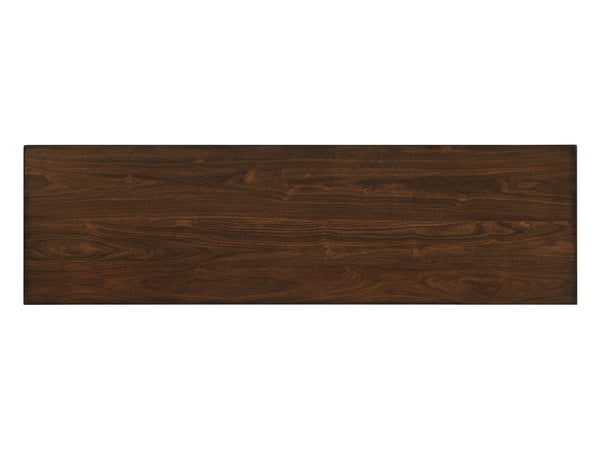 Lexington Los Gatos Buffet - Elegant Walnut Design With Artisan Hardware, Adjustable Shelves & Silver Storage Drawers Montecito  740-852