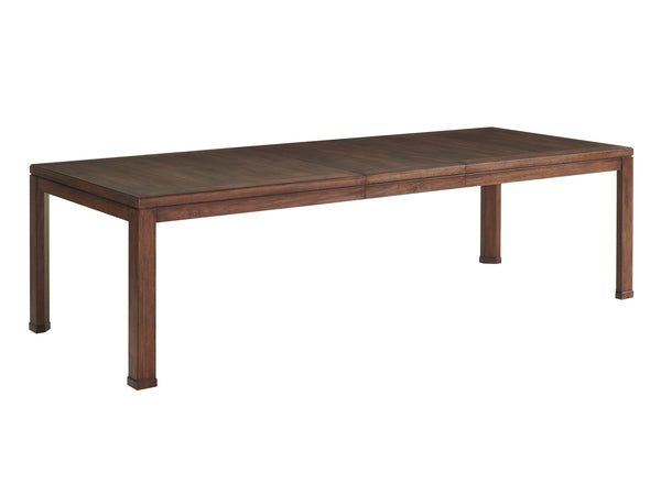 Lexington Elk Grove Elegant Rectangular Dining Table With Artisan Metal Base And Expansive Seating For Ten Montecito  740-877