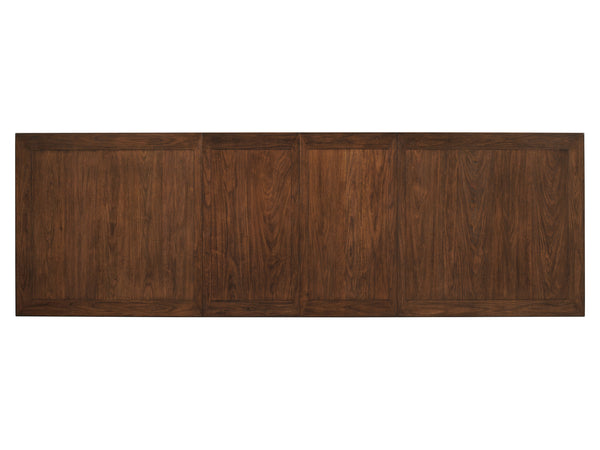 Lexington Elk Grove Elegant Rectangular Dining Table With Artisan Metal Base And Expansive Seating For Ten Montecito  740-877