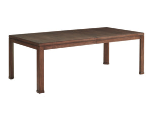 Lexington Elk Grove Elegant Rectangular Dining Table With Artisan Metal Base And Expansive Seating For Ten Montecito  740-877