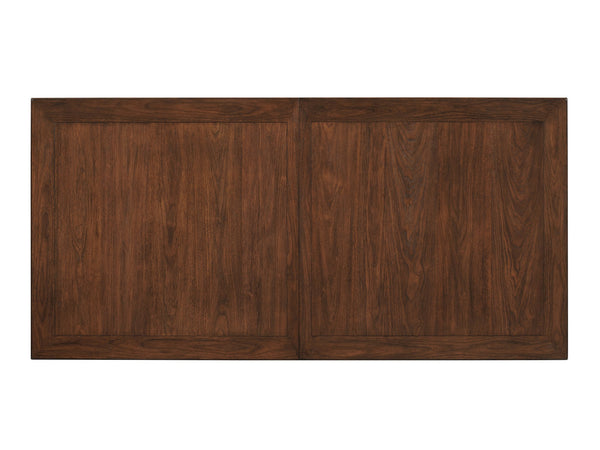 Lexington Elk Grove Elegant Rectangular Dining Table With Artisan Metal Base And Expansive Seating For Ten Montecito  740-877