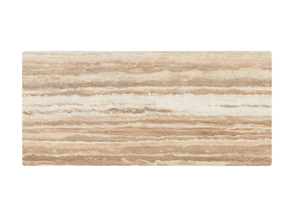 Lexington Menlo Park Cocktail Table With Exotic Tiger Brown Travertine Top And Artisan Maritime Brass Base Montecito  740-945