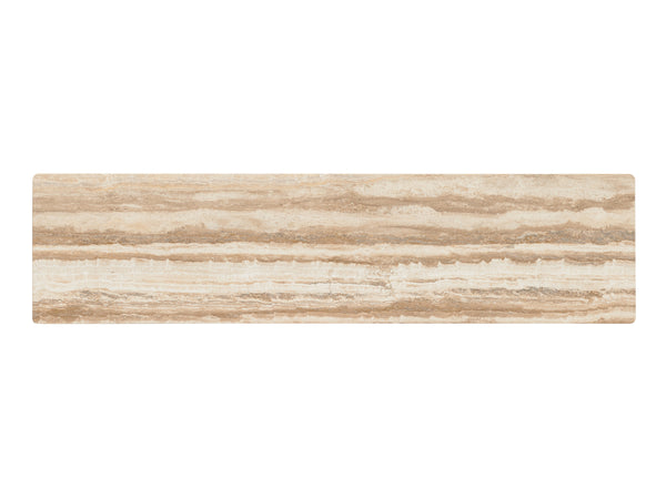 Lexington Menlo Park Console Table With Exotic Tiger Brown Travertine Top And Artisan Maritime Brass Base Montecito  740-967