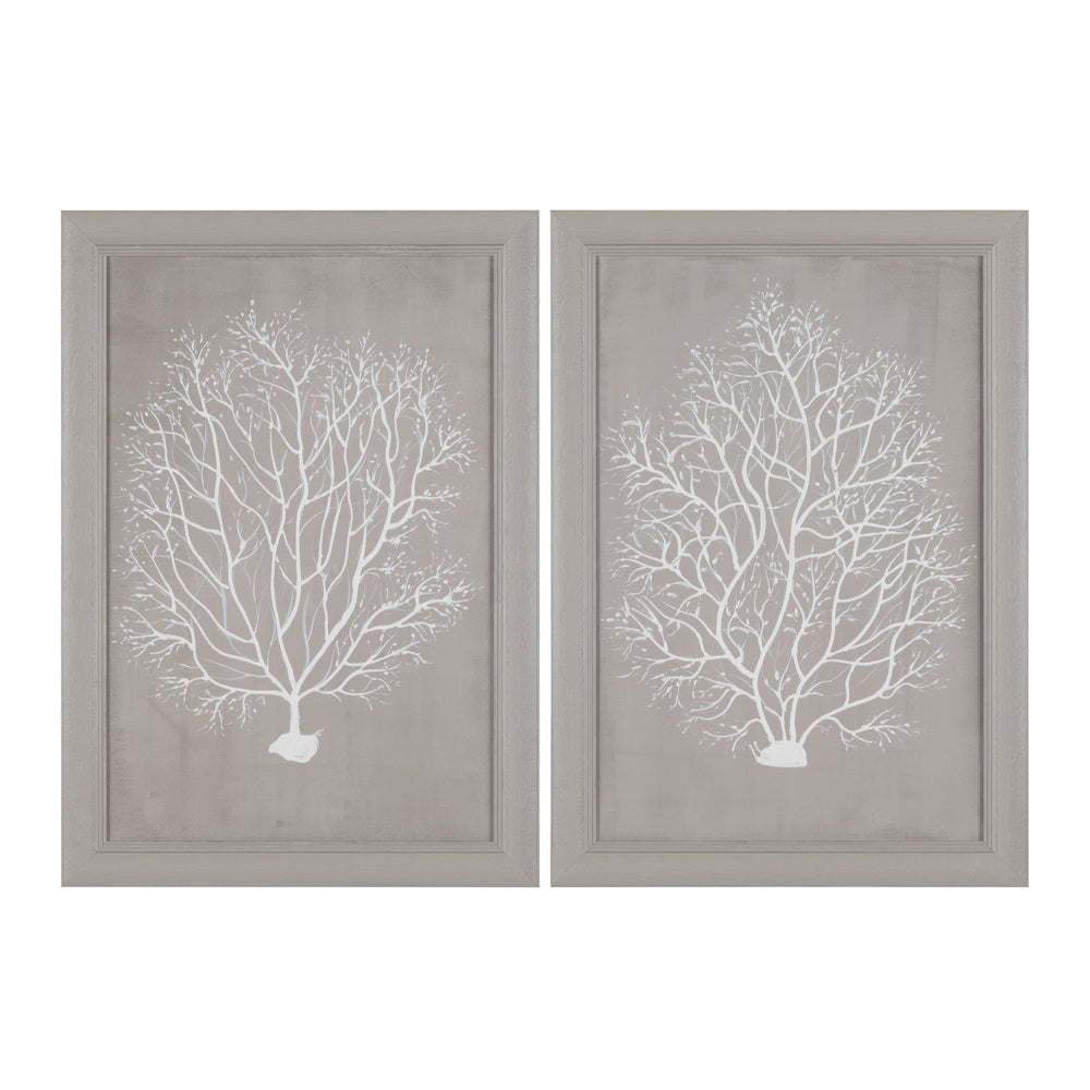 Crestview Collection Beige Corals Wall Decor - Elegant Crestview Design From China For Stylish Home Aesthetics & Charm   Cvtop3490