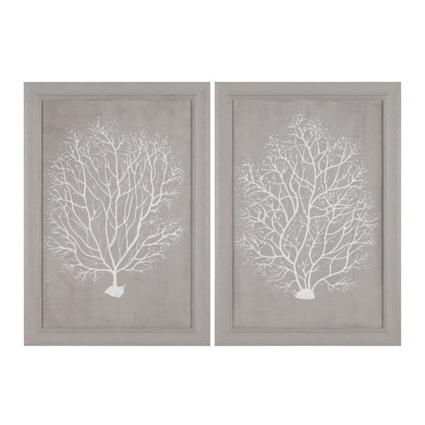 Crestview Collection Beige Corals Wall Decor - Elegant Crestview Design From China For Stylish Home Aesthetics & Charm   Cvtop3490
