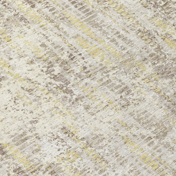 8 Foot Round Abstract Polyester Rug Stain Resistant for Patio or Family Room