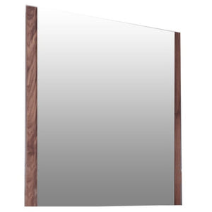 VIG Furniture Jagger Modern Walnut Dresser & Mirror Set — 6-Drawer Space-Saving Storage, Open Shelves, Mid-Century Style VGMABR-55-DRS-SET