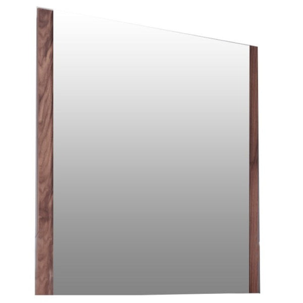 VIG Furniture Jagger Modern Walnut Dresser & Mirror Set — 6-Drawer Space-Saving Storage, Open Shelves, Mid-Century Style VGMABR-55-DRS-SET