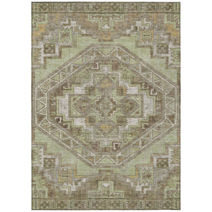HomeRoots 10 X 14 Southwestern Polyester Area Rug Stain Resistant Indoor Outdoor Patio 741680